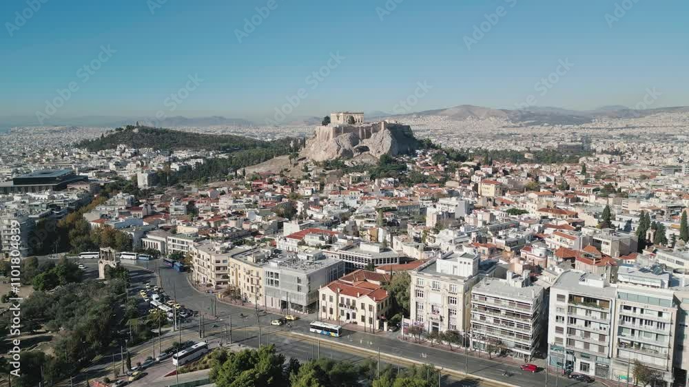 Morning Panorama of the Acropolis and Athens Skyline Morning Panorama of the Acropolis and Athens Skyline