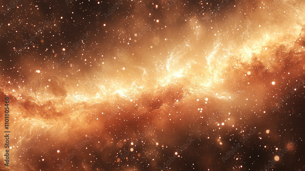 Stunning view of a luminous galaxy filled with stars and cosmic dust in deep space. Generative AI Stunning view of a luminous galaxy filled with stars and cosmic dust in deep space. Generative AI