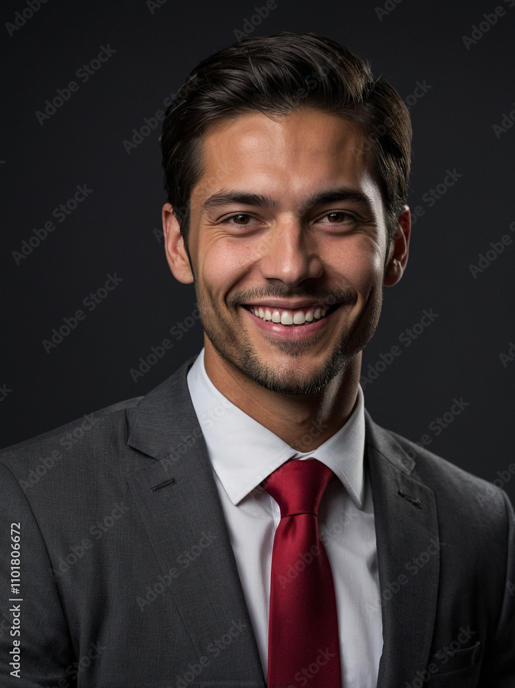 Distinguished Business Leader with a Focused Expression Distinguished Business Leader with a Focused Expression