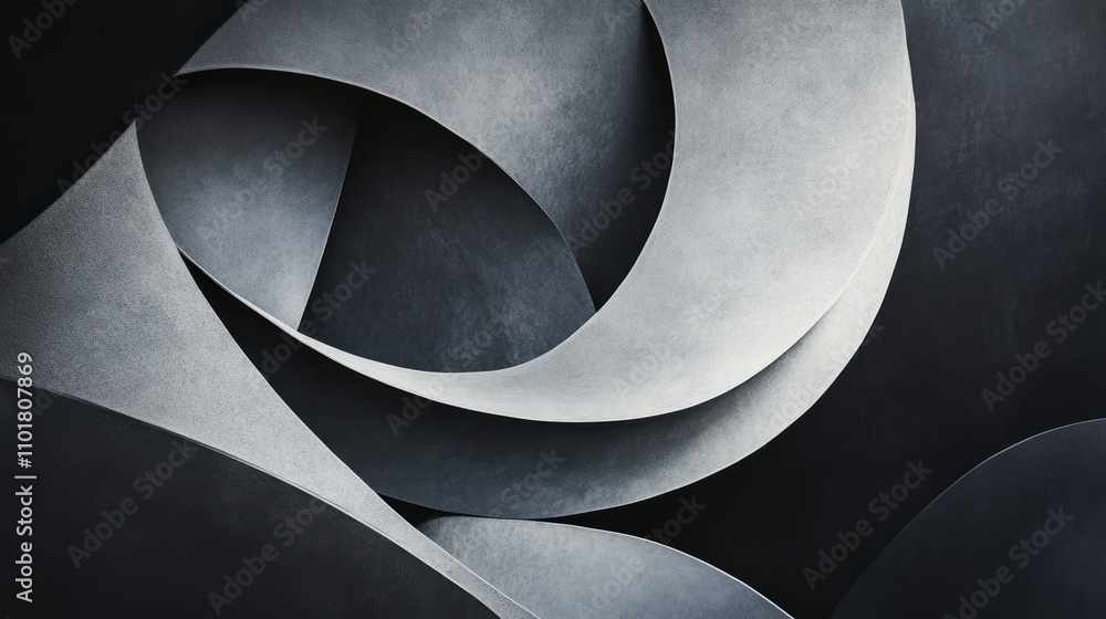 Abstract black shadow shapes on minimalist background Abstract black shadow shapes on minimalist background