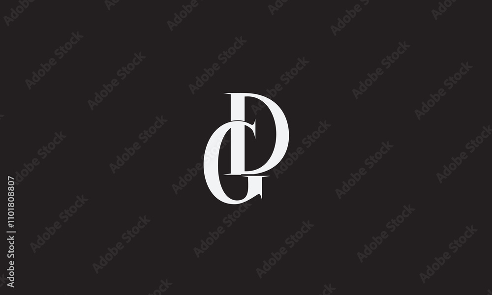 GD, DG, D, G Abstract Letters Logo Monogram GD, DG, D, G Abstract Letters Logo Monogram