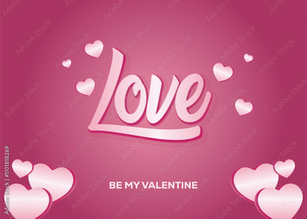 Love text typography be my valentine vector illustration. Trendy typography vector illustration for celebrate Happy Valentine's Day. Short phrase for valentines t shirt design. Editable text. Love text typography be my valentine vector illustration. Trendy typography vector illustration for celebrate Happy Valentine's Day. Short phrase for valentines t shirt design. Editable text.