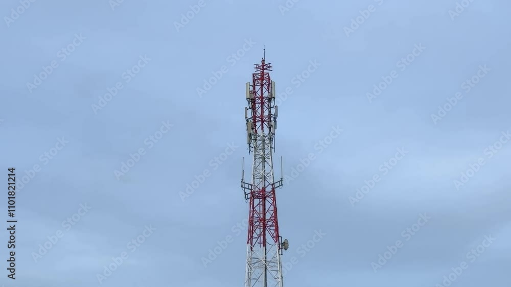 tower antennas Telecommunication cell phone, radio transmitters of cellular 5g 4g mobile and smartphones tower antennas Telecommunication cell phone, radio transmitters of cellular 5g 4g mobile and smartphones