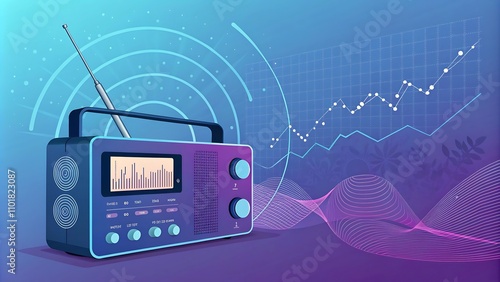 world radio day background