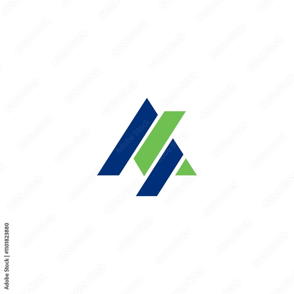 Triangle creative vector logo template design Triangle creative vector logo template design