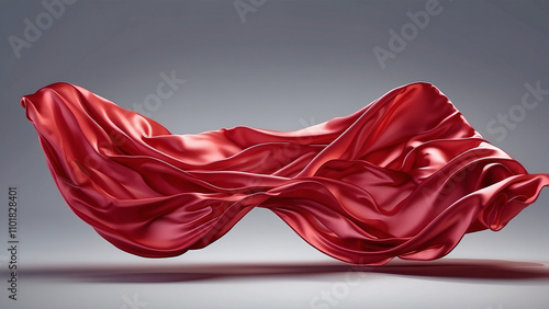 red bra on a red background