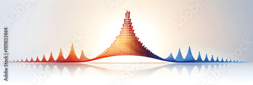 Visual Depiction of Standard Deviation Calculation and its Statistical Significance in Data Analysis