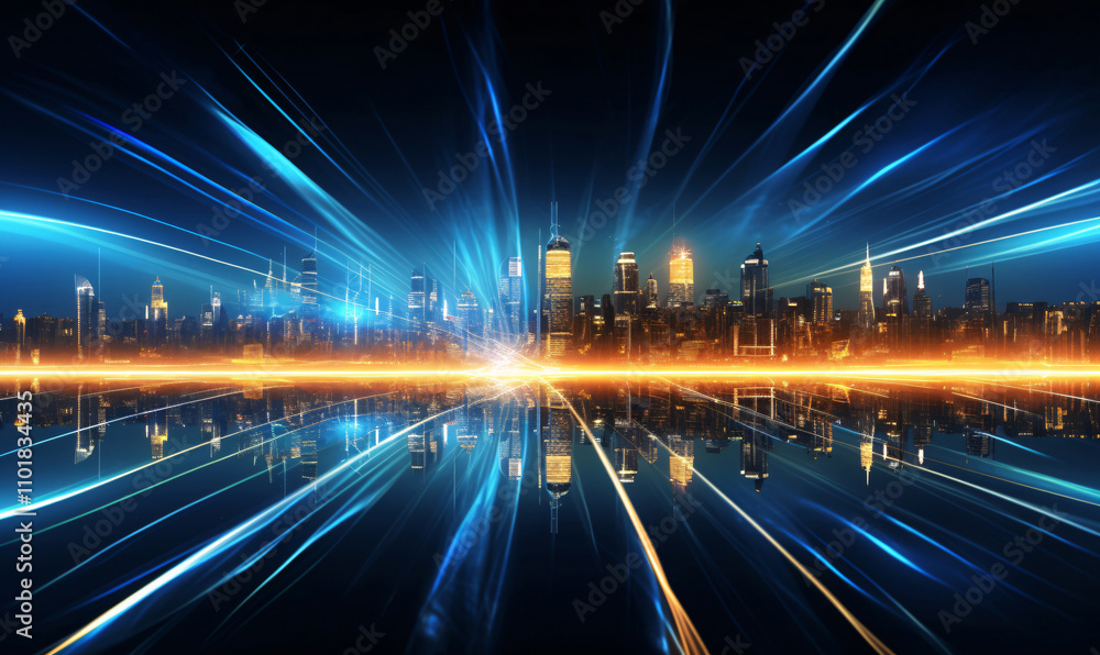 Smart city and communication network concept 5G IoT Internet of Things Telecommunication. Information exchange and fast telecommunication. Smart city and communication network concept 5G IoT Internet of Things Telecommunication. Information exchange and fast telecommunication.