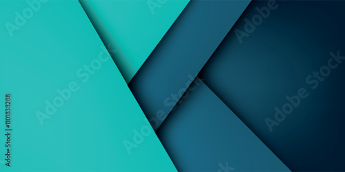 Fototapeta Abstract geometric dark blue and orange square theme overlap background for graphic design