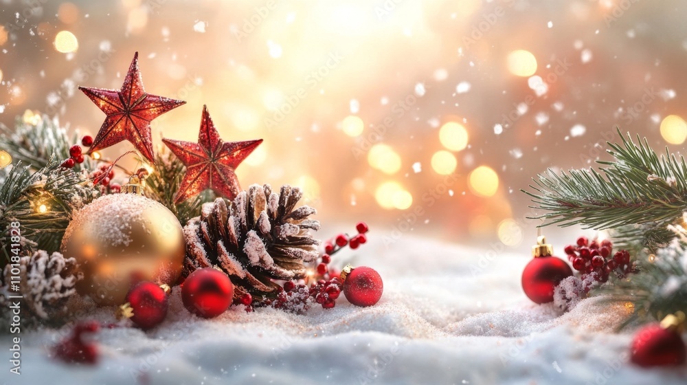 A cheerful Christmas card featuring a joyful message, festive decorations, and soft color gradients, creating an uplifting and heartfelt holiday greeting A cheerful Christmas card featuring a joyful message, festive decorations, and soft color gradients, creating an uplifting and heartfelt holiday greeting
