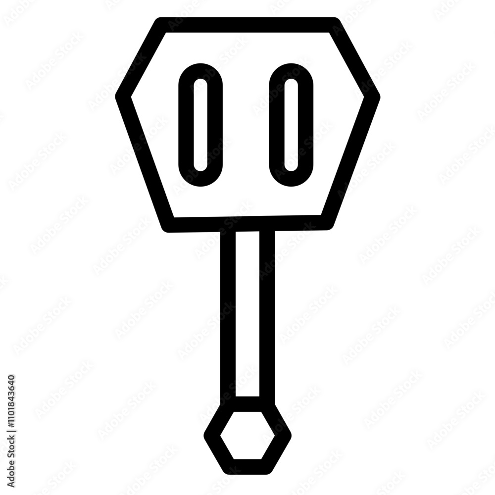 Turner Spatula Kitchen Line Icon Turner Spatula Kitchen Line Icon