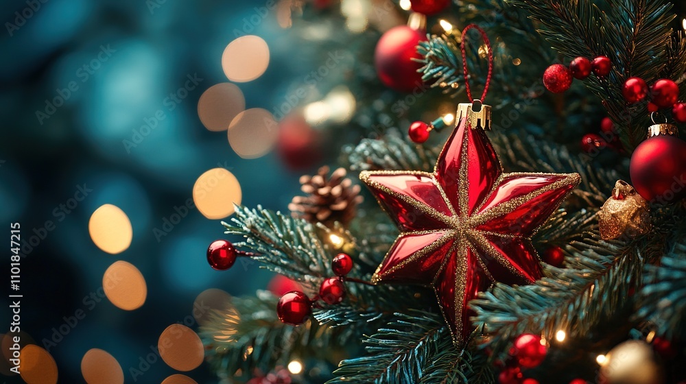 Merry Christmas and Happy New Year Decorative Background Banner Merry Christmas and Happy New Year Decorative Background Banner