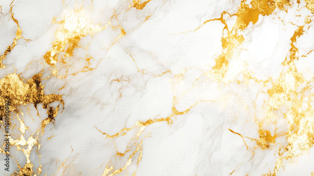 Elegant marble surface with gold accents creating a luxurious appearance Elegant marble surface with gold accents creating a luxurious appearance