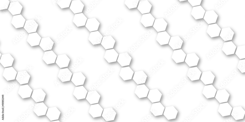 Abstract modern sphere technology 3d white shiny medical hexagon polygonal honeycomb luxury pattern vector background. Abstract modern sphere technology 3d white shiny medical hexagon polygonal honeycomb luxury pattern vector background.