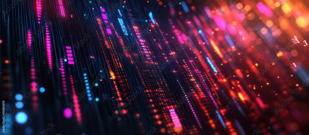 Abstract digital background with glowing lines and light trails. Abstract digital background with glowing lines and light trails.