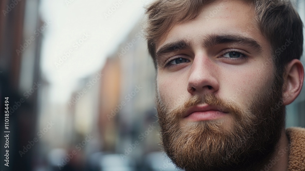 A close-up of a person with a beard, possibly used in editorial or advertising content A close-up of a person with a beard, possibly used in editorial or advertising content