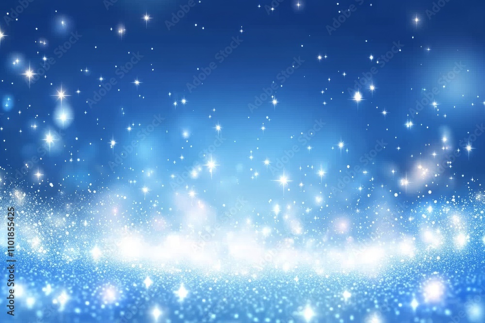 Magical Glittery Blue Backdrop for Festive Designs Magical Glittery Blue Backdrop for Festive Designs