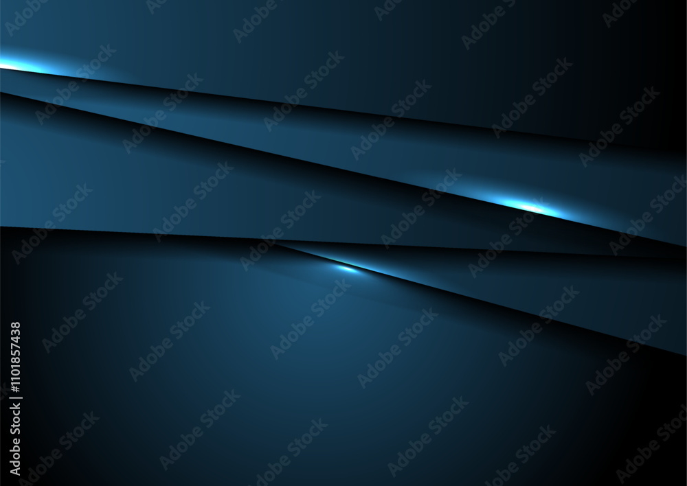 Dark blue stripes abstract glowing geometric background. Vector corporate design Dark blue stripes abstract glowing geometric background. Vector corporate design