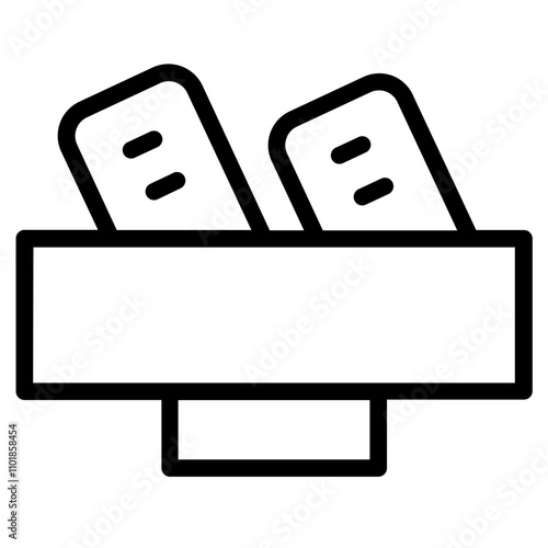 Food Nuggets Snack Line Icon