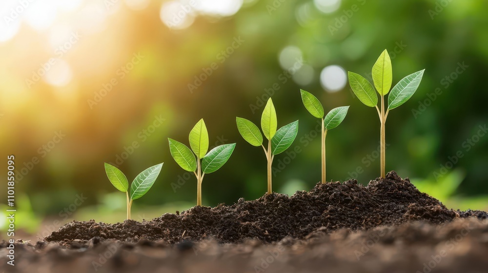 Annual dividend growth chart with images of solar farms, sustainable finance concept Annual dividend growth chart with images of solar farms, sustainable finance concept
