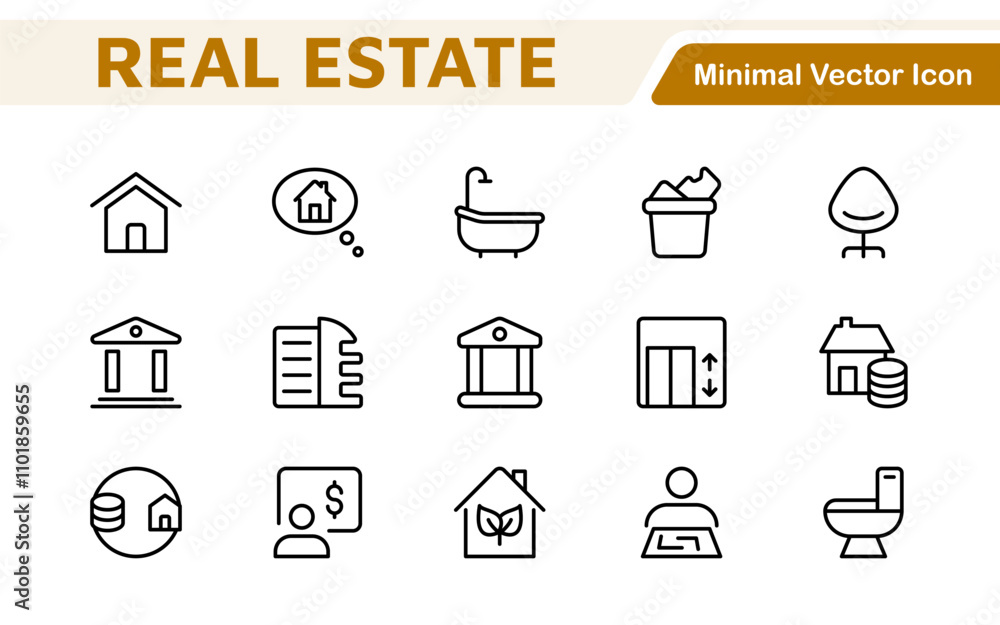 Real Estate Icon Set. A comprehensive collection of stylish and professional icons designed for the real estate industry, perfect for enhancing property listings, websites, and marketing materials. Real Estate Icon Set. A comprehensive collection of stylish and professional icons designed for the real estate industry, perfect for enhancing property listings, websites, and marketing materials.