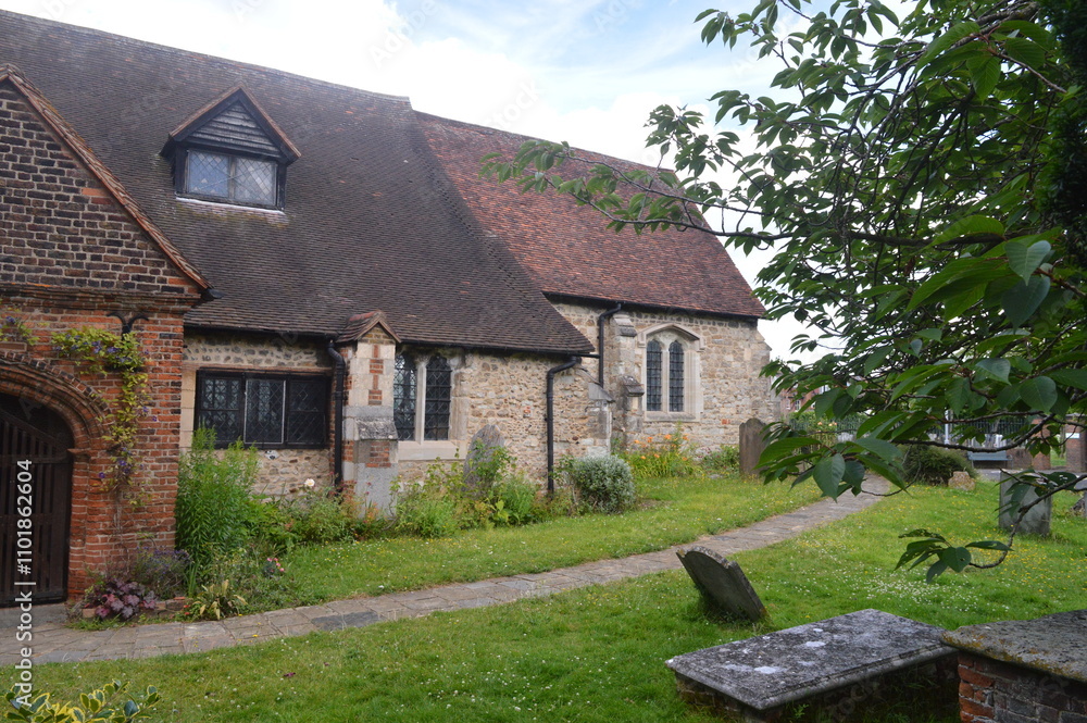 Cemeteries, graveyards and churches