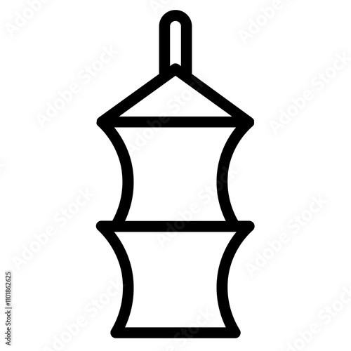 Bait Fishing Fishnet Line Icon