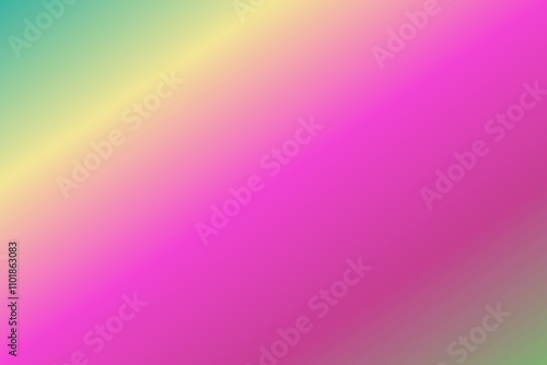 Gradient green yellow pink