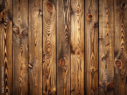 Rustic Brown Wood Texture Background Board with Natural Grain Patterns for Minimalist Design, Perfect for Seamless Wallpaper and Interior Decoration Projects