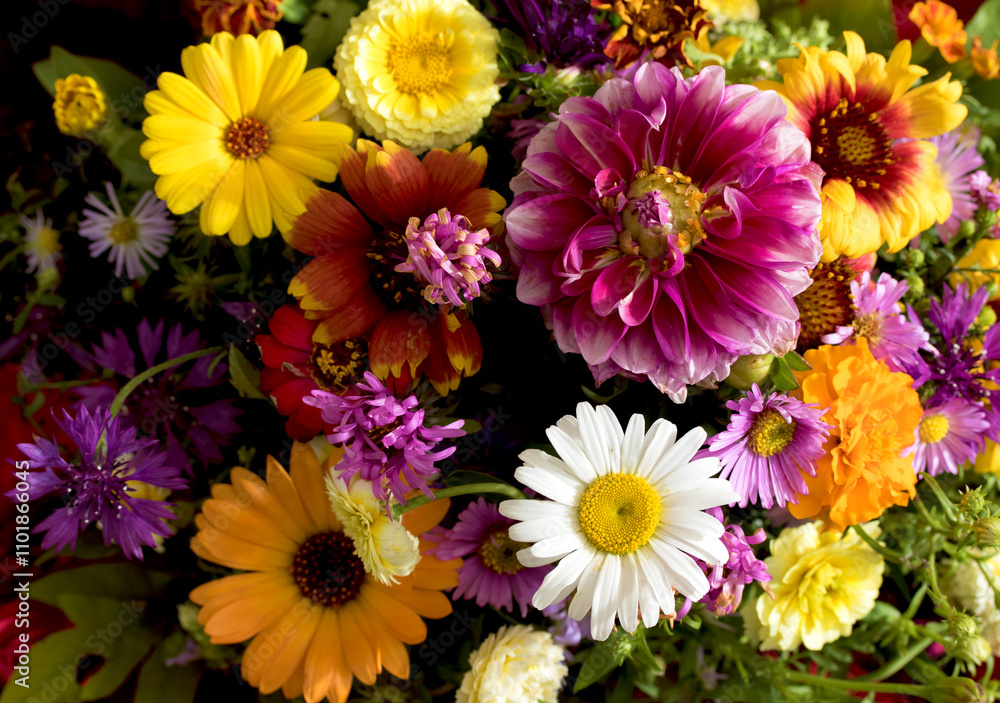 bouquet of autumn flowers bouquet of autumn flowers