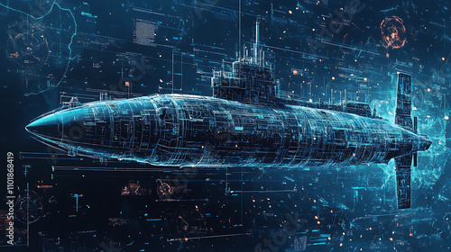  Classified submarine blueprints stolen by a shadowy figure (1) photo