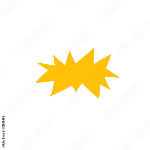 cartoon explosion vector element