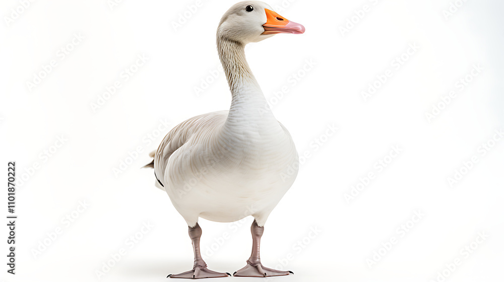 Fototapeta premium goose isolated on white