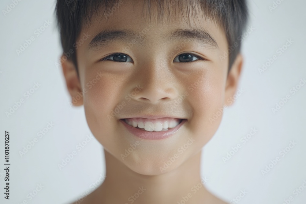 A young boy holds a toothbrush in his mouth, demonstrating oral hygiene A young boy holds a toothbrush in his mouth, demonstrating oral hygiene