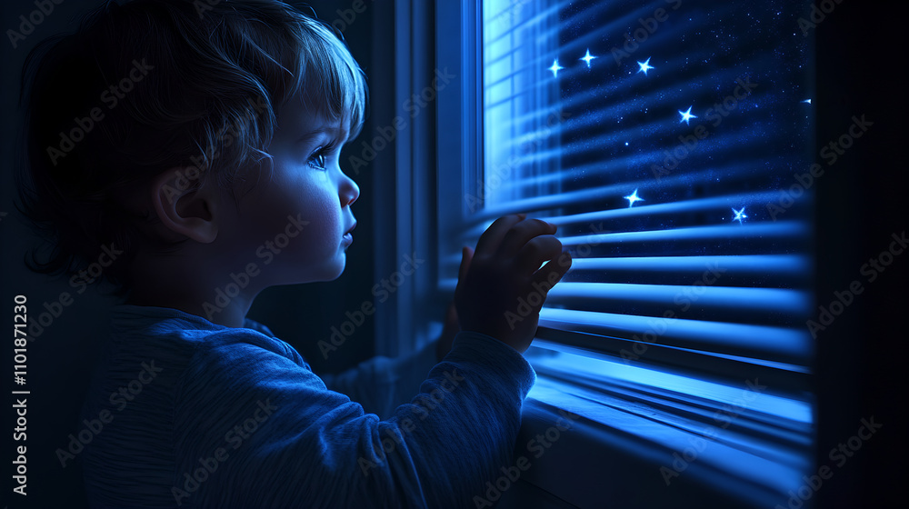 child looking out window child looking out window