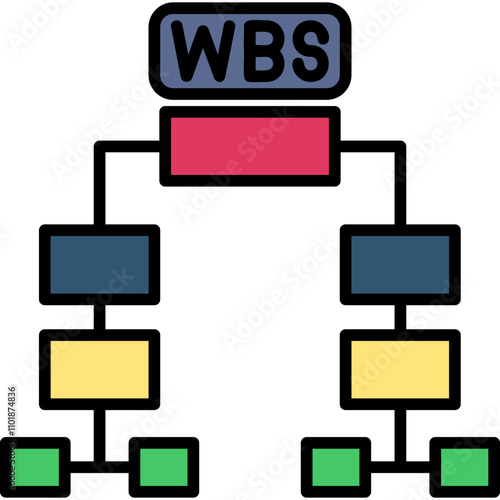 Work Breakdown Structure (WBS) icon