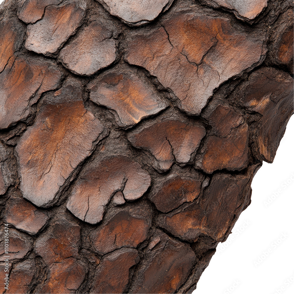 A brown, weathered tree trunk with a rough, textured surface A brown, weathered tree trunk with a rough, textured surface