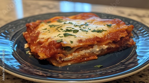 Wallpaper Mural Homemade Lasagna with Ricotta Cheese and Meat Sauce Torontodigital.ca