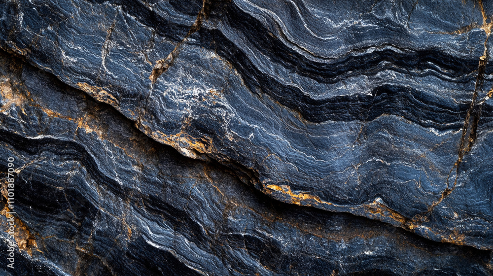 Unique geological formations showcasing dark layered textures in natural rock Unique geological formations showcasing dark layered textures in natural rock