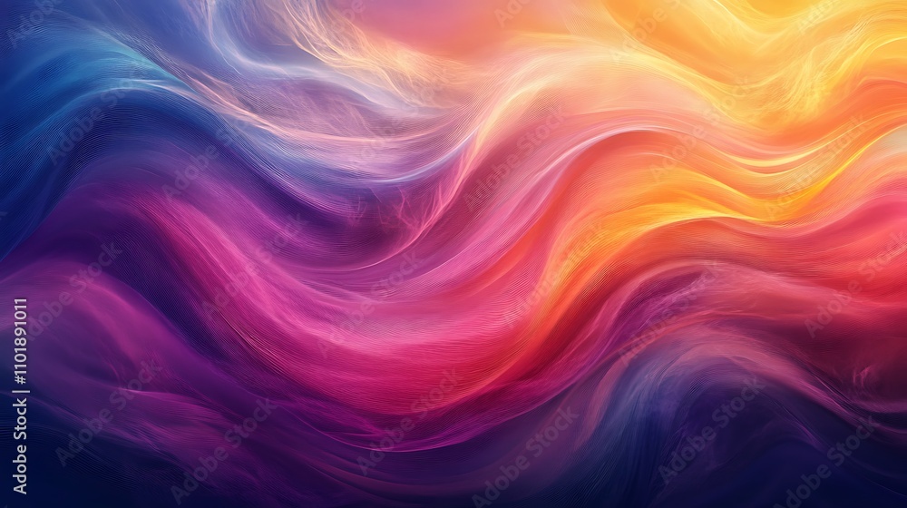 Abstract Wavy Colorful Background Abstract Wavy Colorful Background