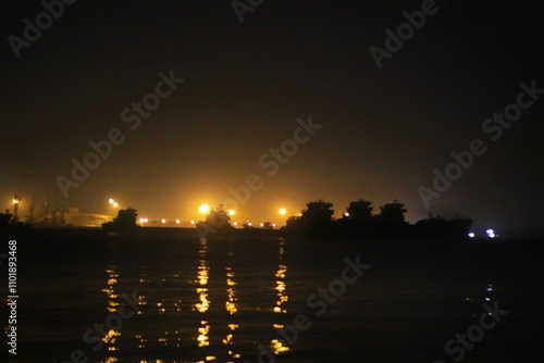 river night view mongla sundarban