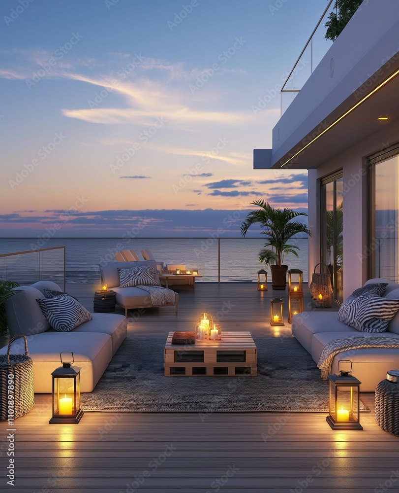 Fototapeta premium Luxury holiday let
