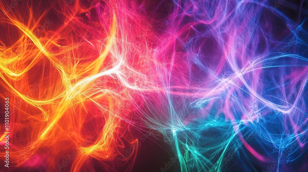 line neon effect abstract background line neon effect abstract background