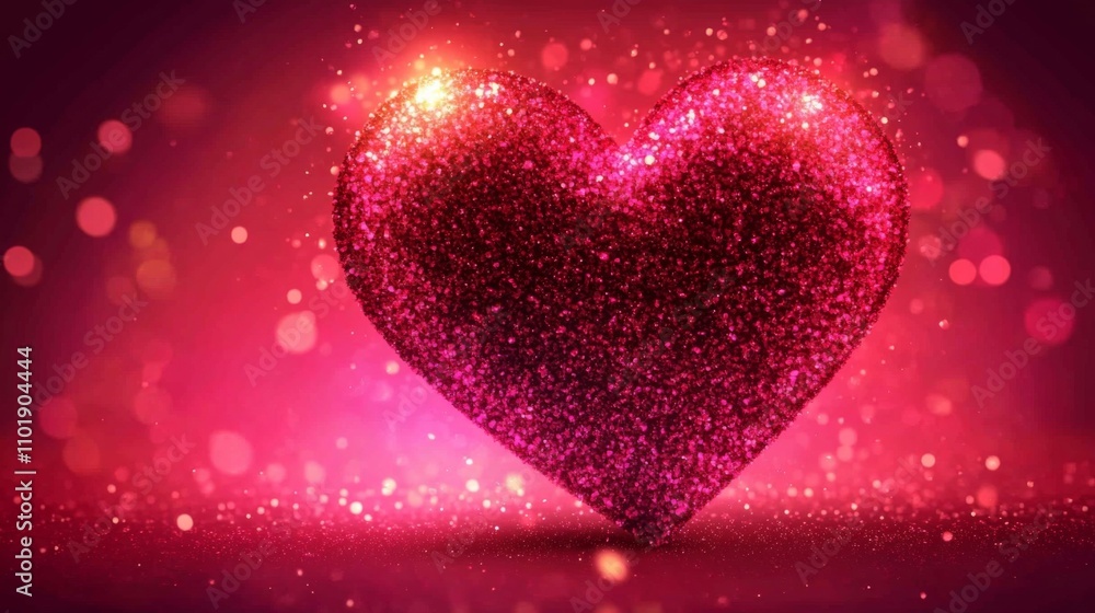 A Sparkling Heart of Love and Affection A Sparkling Heart of Love and Affection