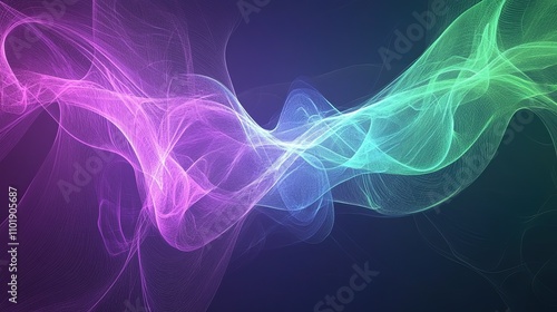 line neon effect abstract background