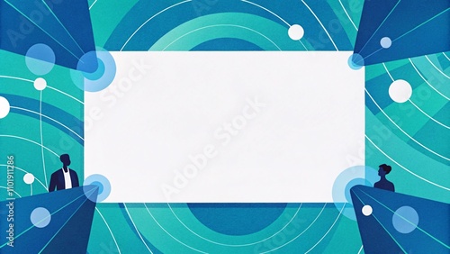 gradient abstract background in grain style with copy space for report and paper templates