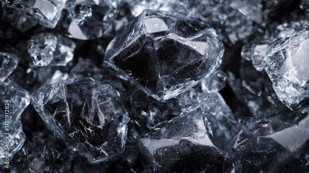 Crystalline Ice Structure Crystalline Ice Structure