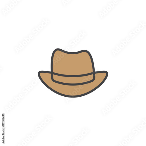 Hat icon in colored version