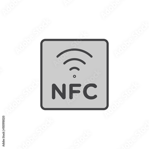 NFC icon in colored version