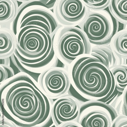 Whimsical Spiral Pattern Design